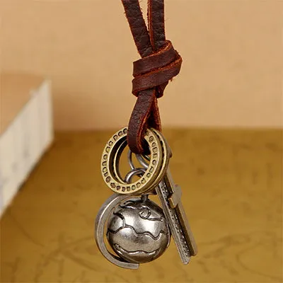 colar choker necklaces & pendants men necklace fashion jewelry vintage kolye leather Necklaces Men statement necklace for women