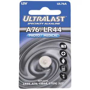 Dantona UL76A Watch Battery - Alkaline Camera/Camcorder Replacement