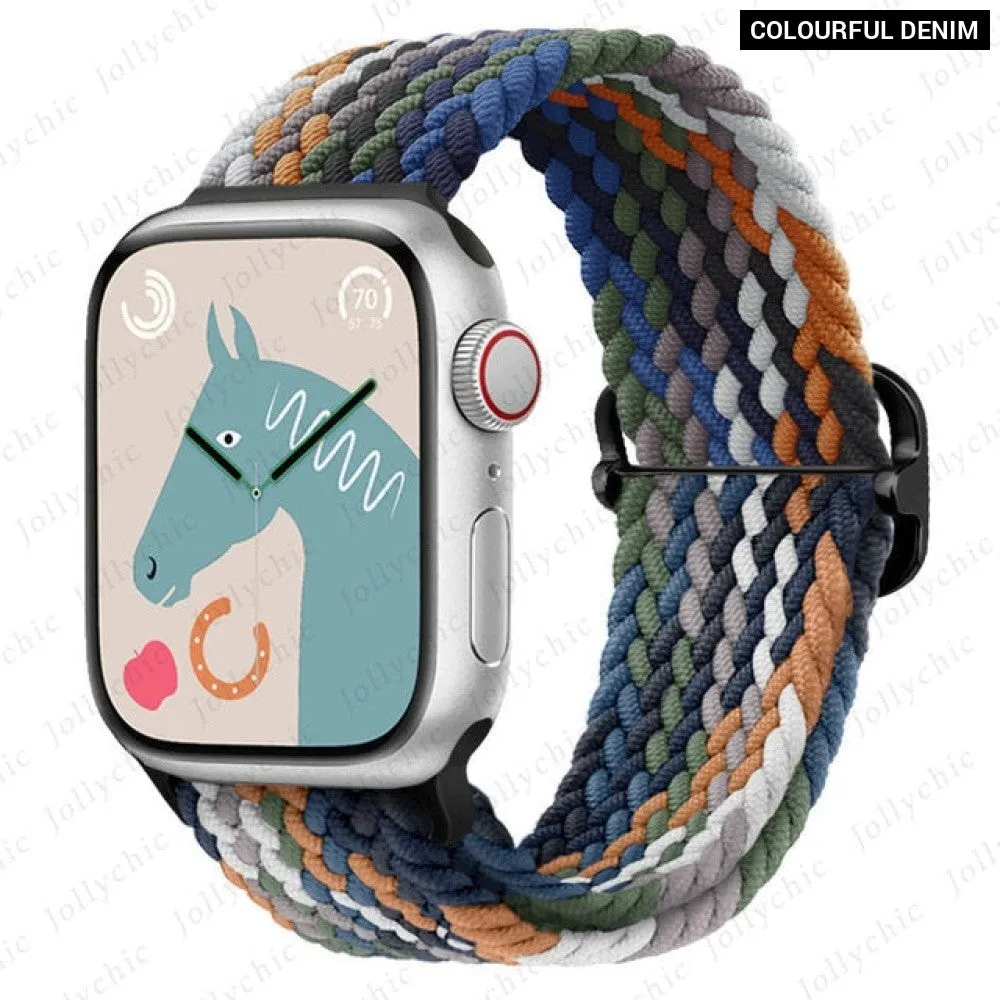 Elastic Braided Loop Strap for Apple Iwatch