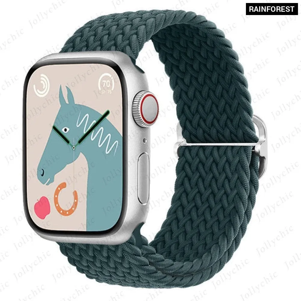 Elastic Braided Loop Strap for Apple Iwatch