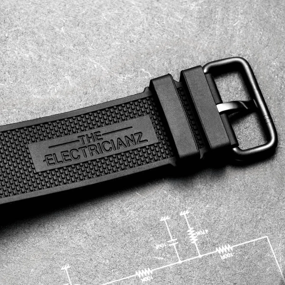 ELEC Watch SteelZ DarkZ Black Rubber
