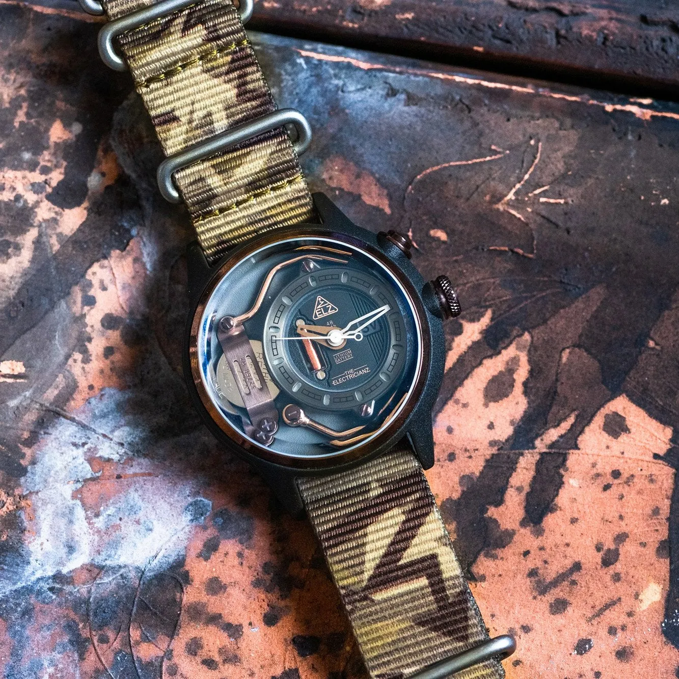 Electricianz Camouflage Mokaz Camoz Watch ZZ-A1C/02-CA
