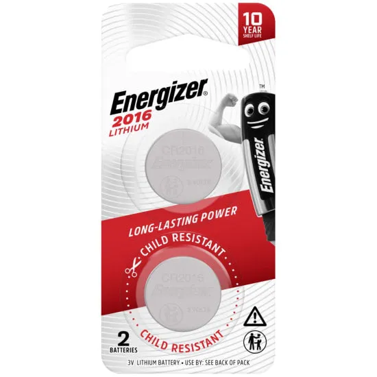 Energizer Battery Coin 2016-Pack of 2 (Each)