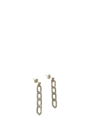 Farrah B Chained Gold Earrings