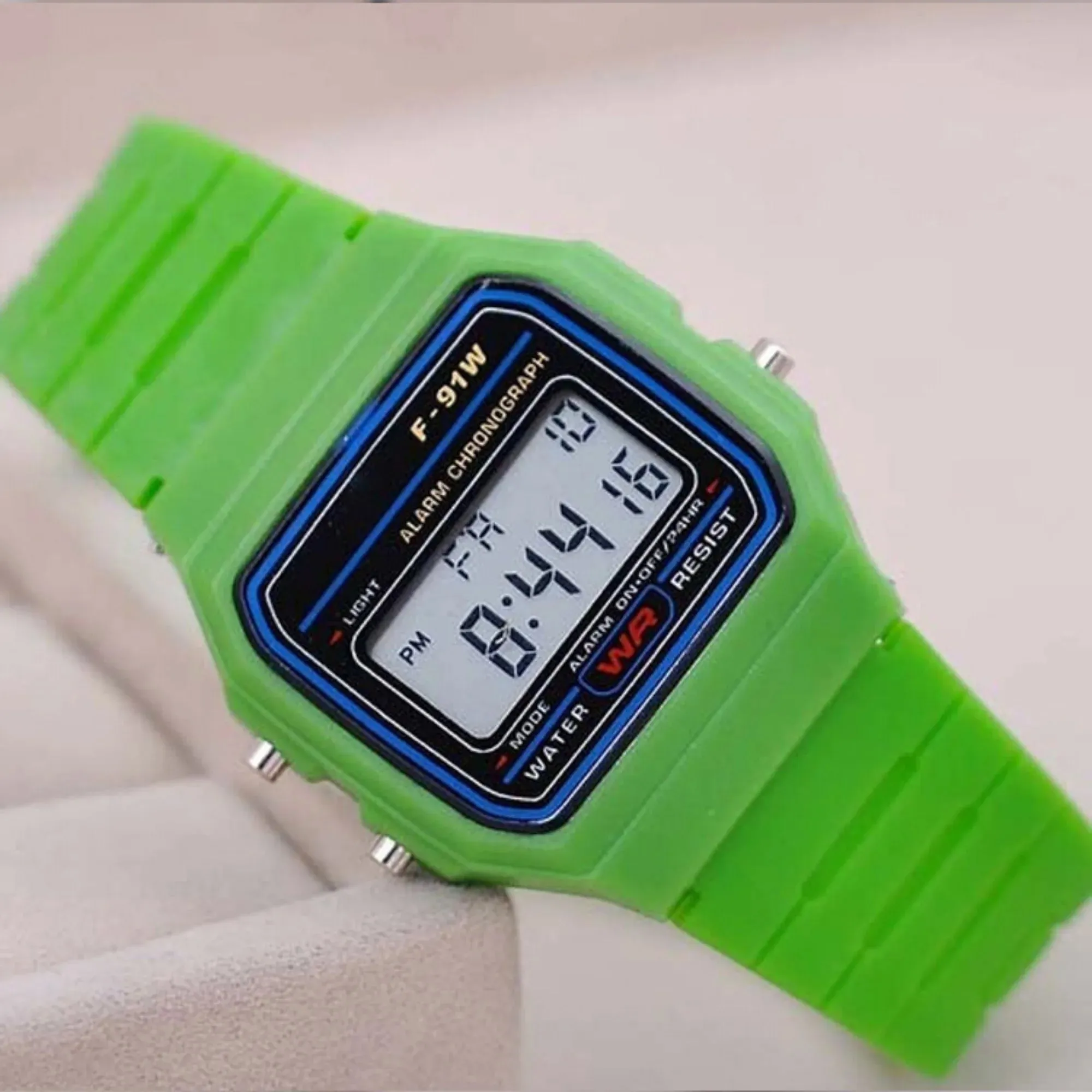Fashion LED Digital Watch Vintage Silicone Wristband