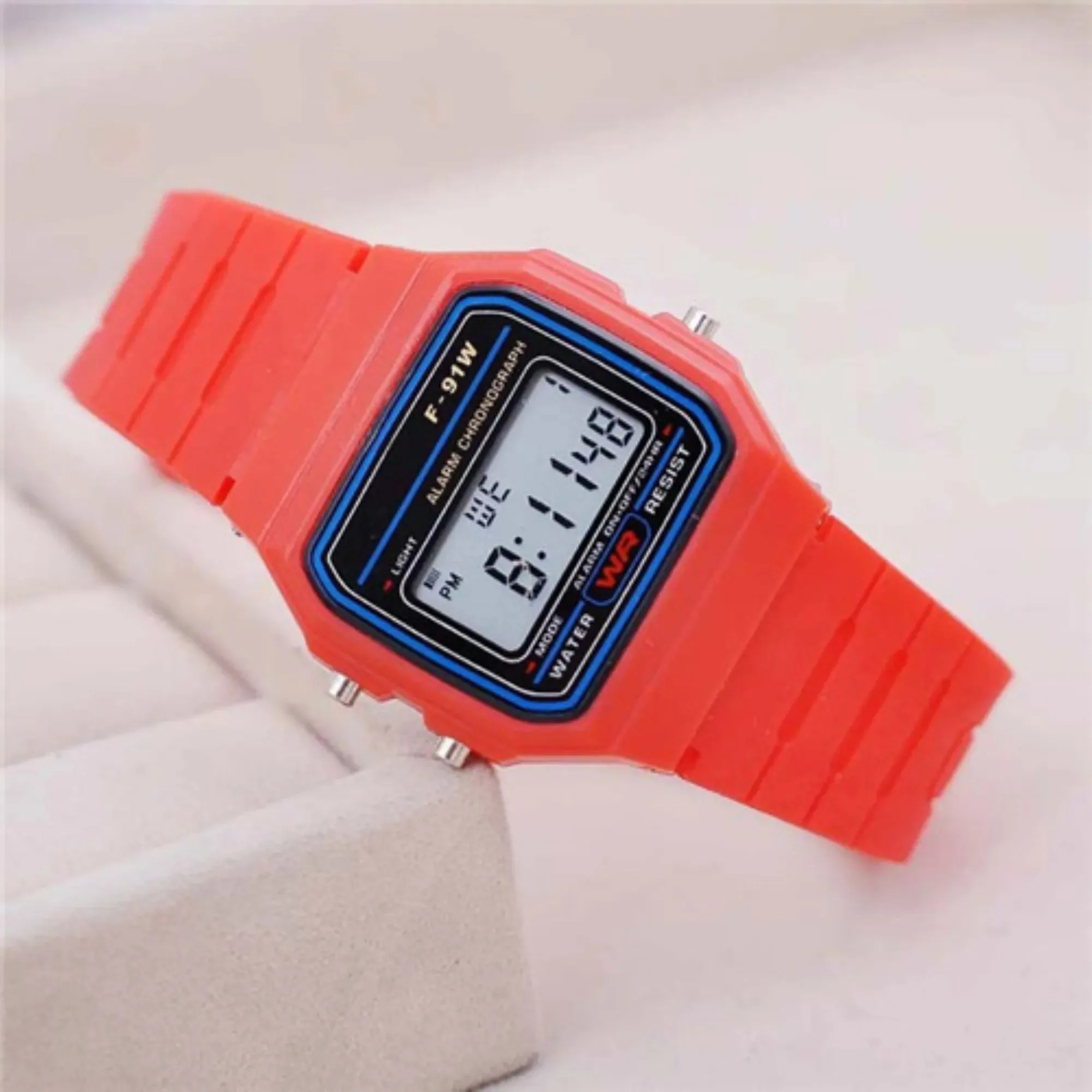 Fashion LED Digital Watch Vintage Silicone Wristband