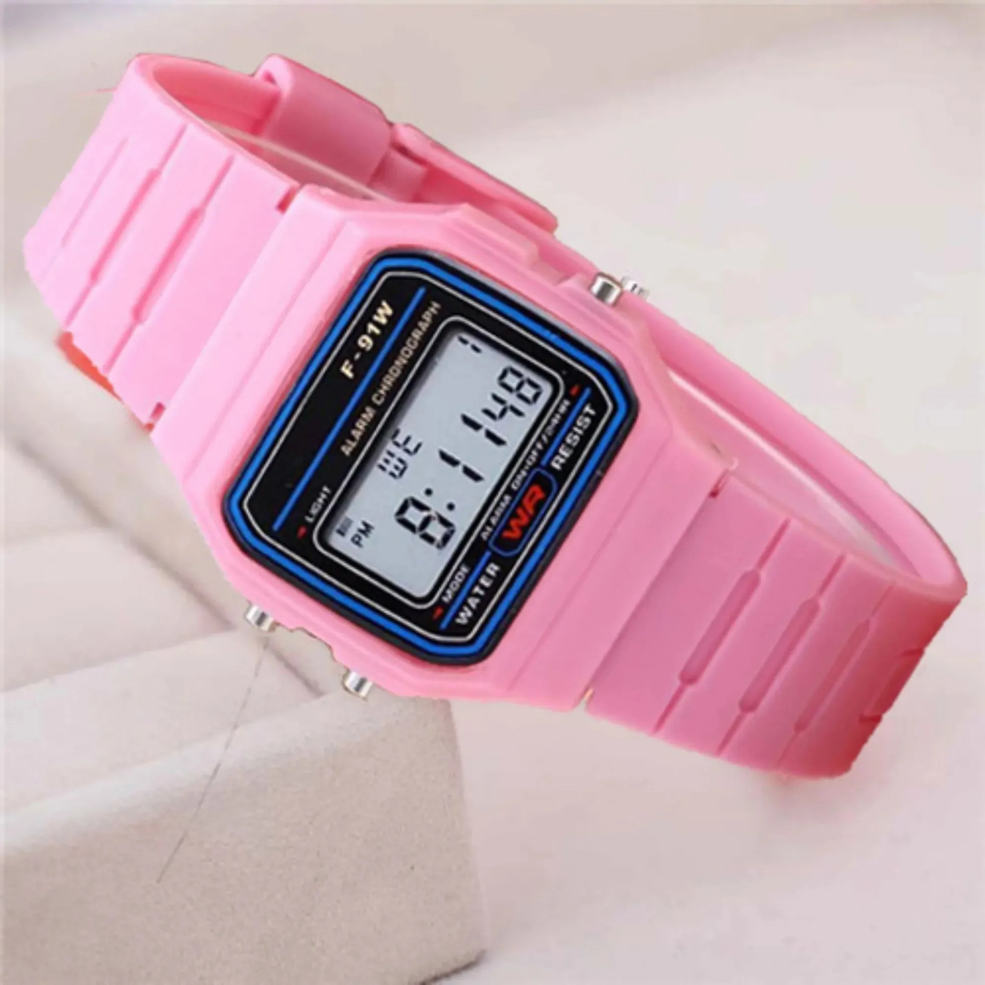 Fashion LED Digital Watch Vintage Silicone Wristband
