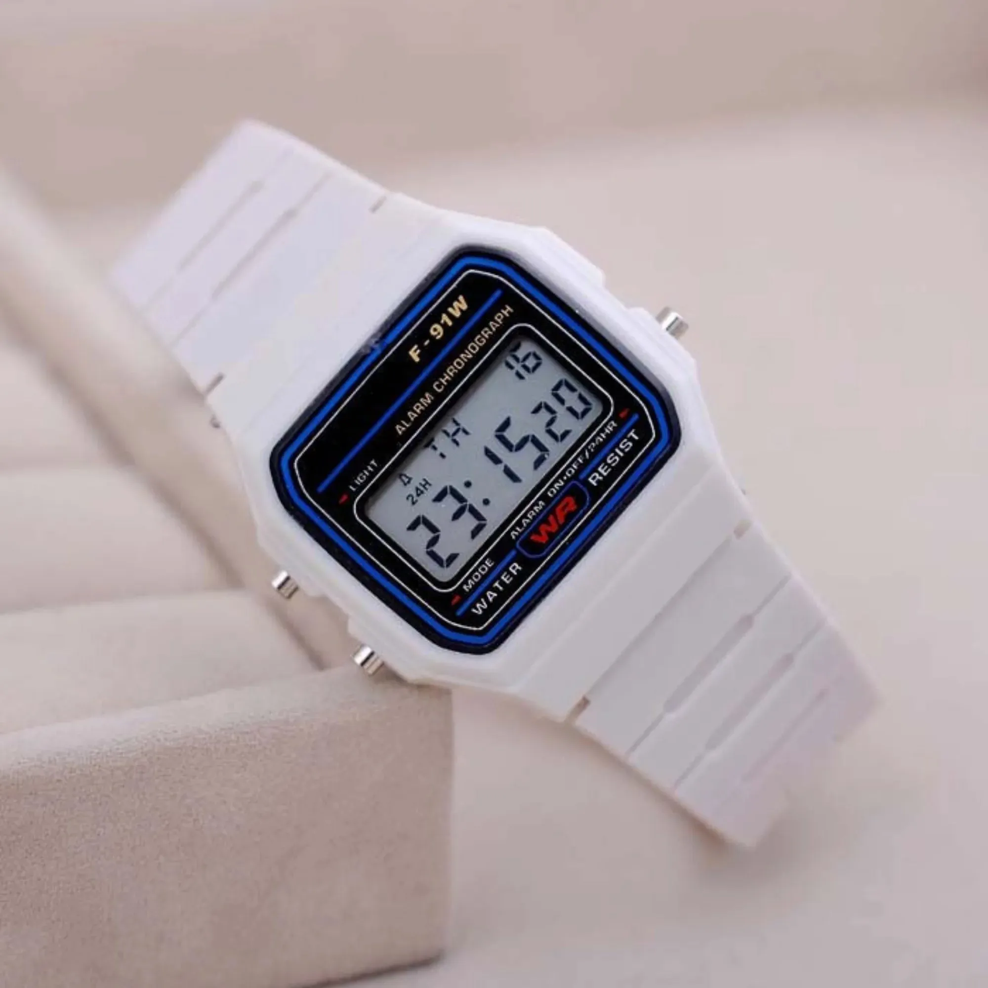 Fashion LED Digital Watch Vintage Silicone Wristband