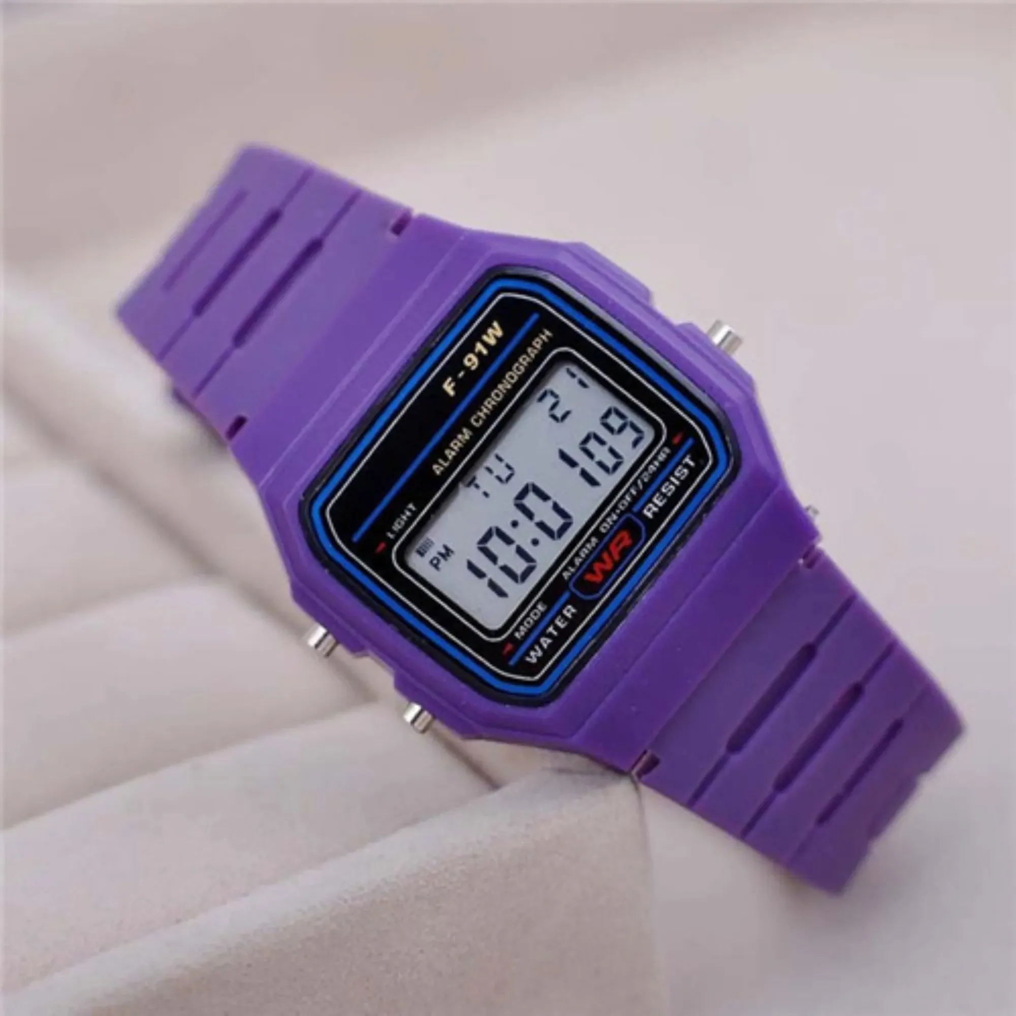 Fashion LED Digital Watch Vintage Silicone Wristband