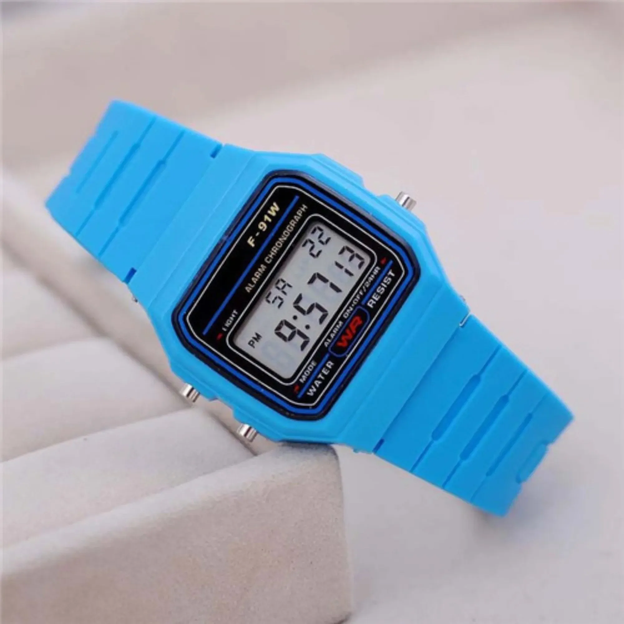 Fashion LED Digital Watch Vintage Silicone Wristband