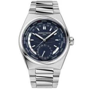 Frederique Constant Highlife Worldtimer Manufacture Men's Blue Watch FC-718N4NH6B