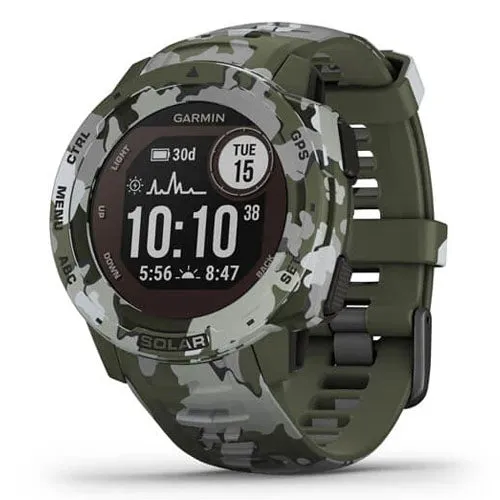 Garmin Instinct Solar Camo Edition GPS Watch- Camo (Refurbished Grade-B)
