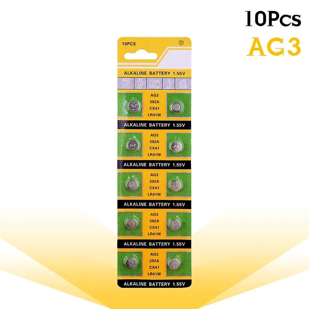 General Purpose Batteries 1.55v Ag3 Button Batteries For Watch /toys/ Remote