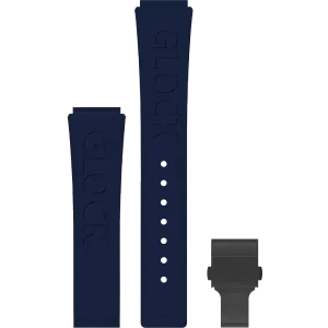 GLOCK - Interchangeable Silicone Strap | GB-PU-BLULGO-BC