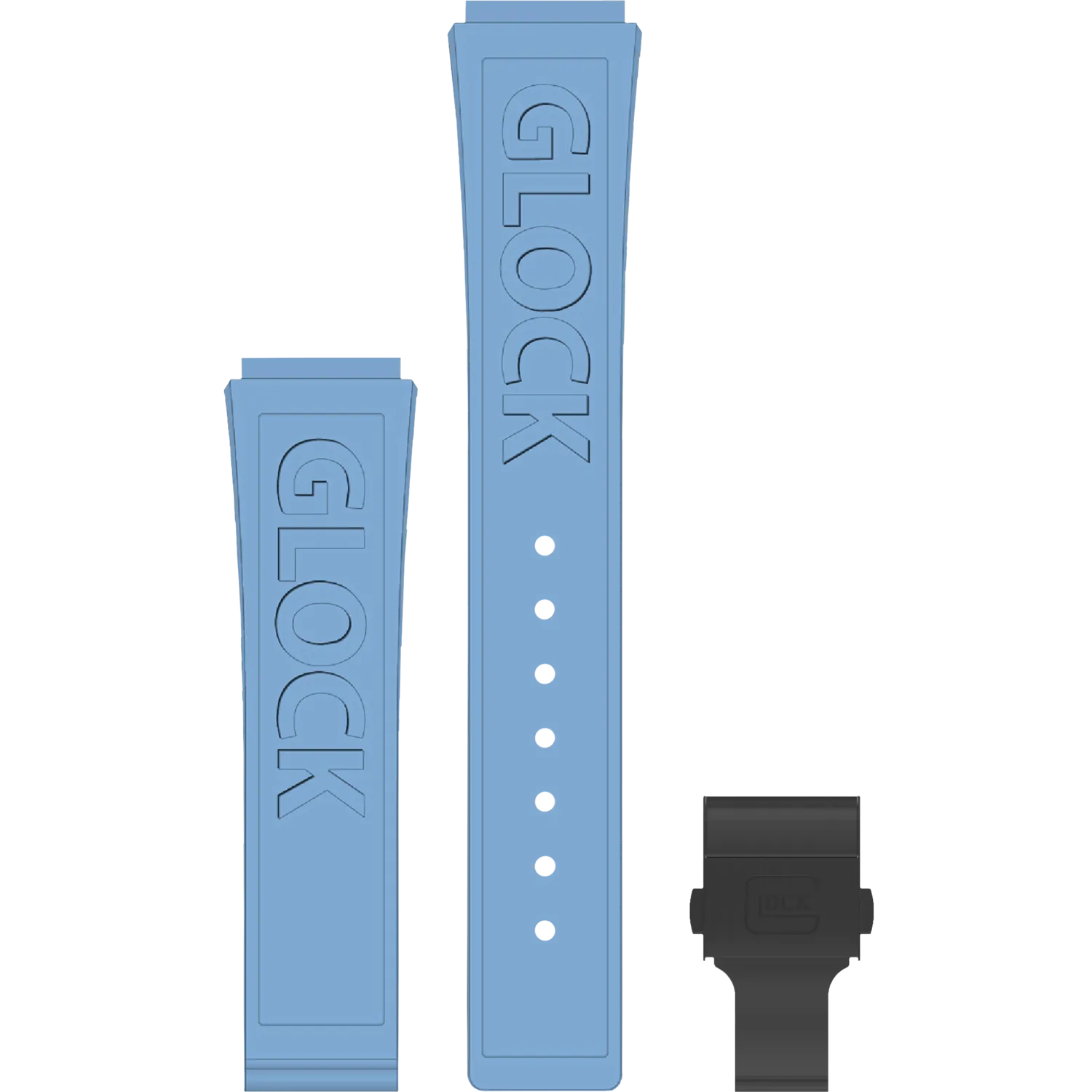 GLOCK - Interchangeable Silicone Strap | GB-PU-LBLGO-BC