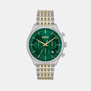 Gregor Men's Green Chronograph Stainless Steel Watch 1514081