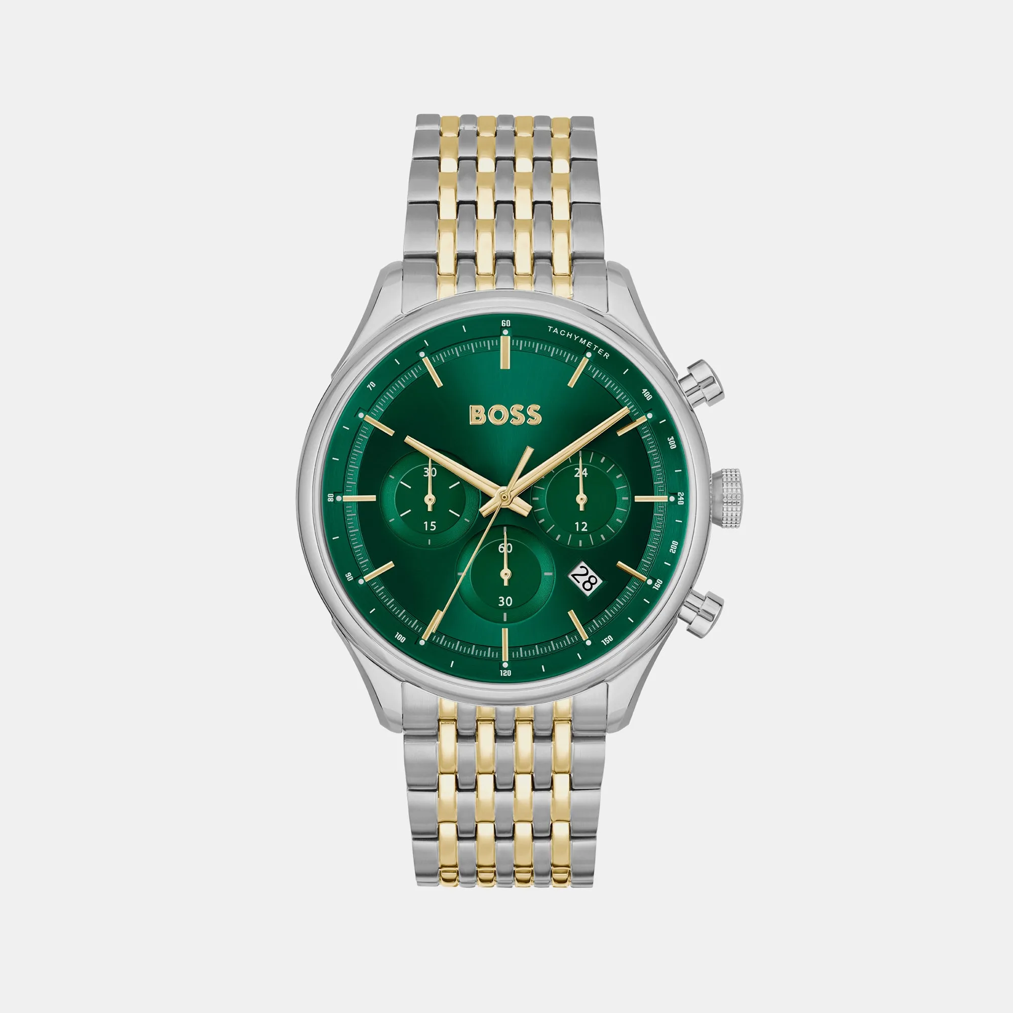 Gregor Men's Green Chronograph Stainless Steel Watch 1514081