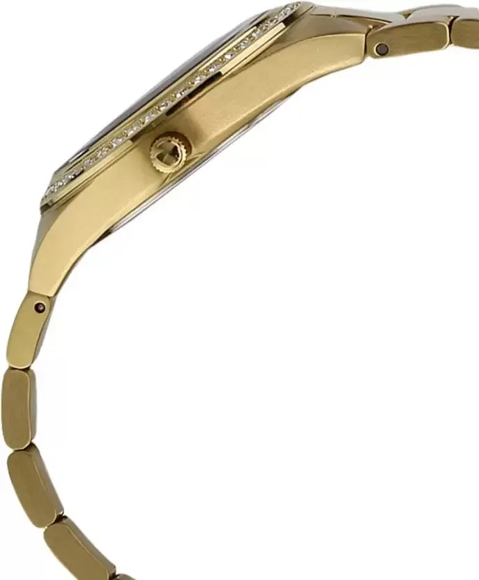 Guess Women Gold Dial Analog Watch - W10606L1