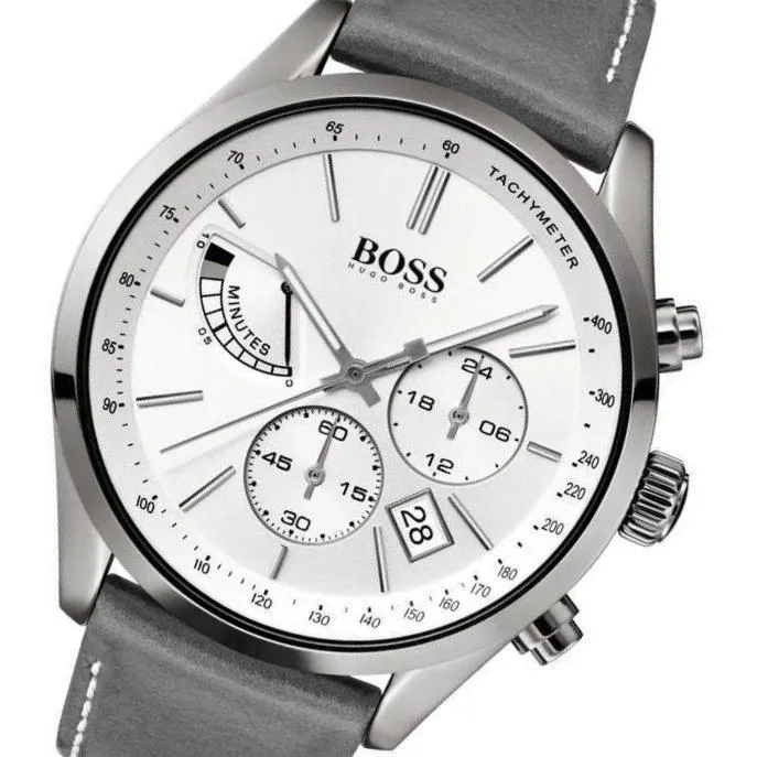 Hugo Boss Grand Prix Grey Dial Men's Watch 1513633