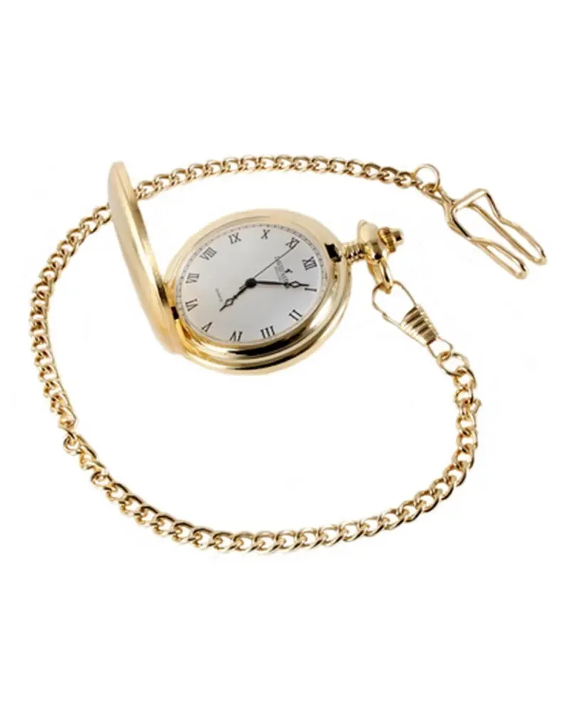 Hunter Pocket Watch - Gold