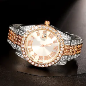 Iced Out Watch Men Luxury Brand Full Diamond Mens Watches