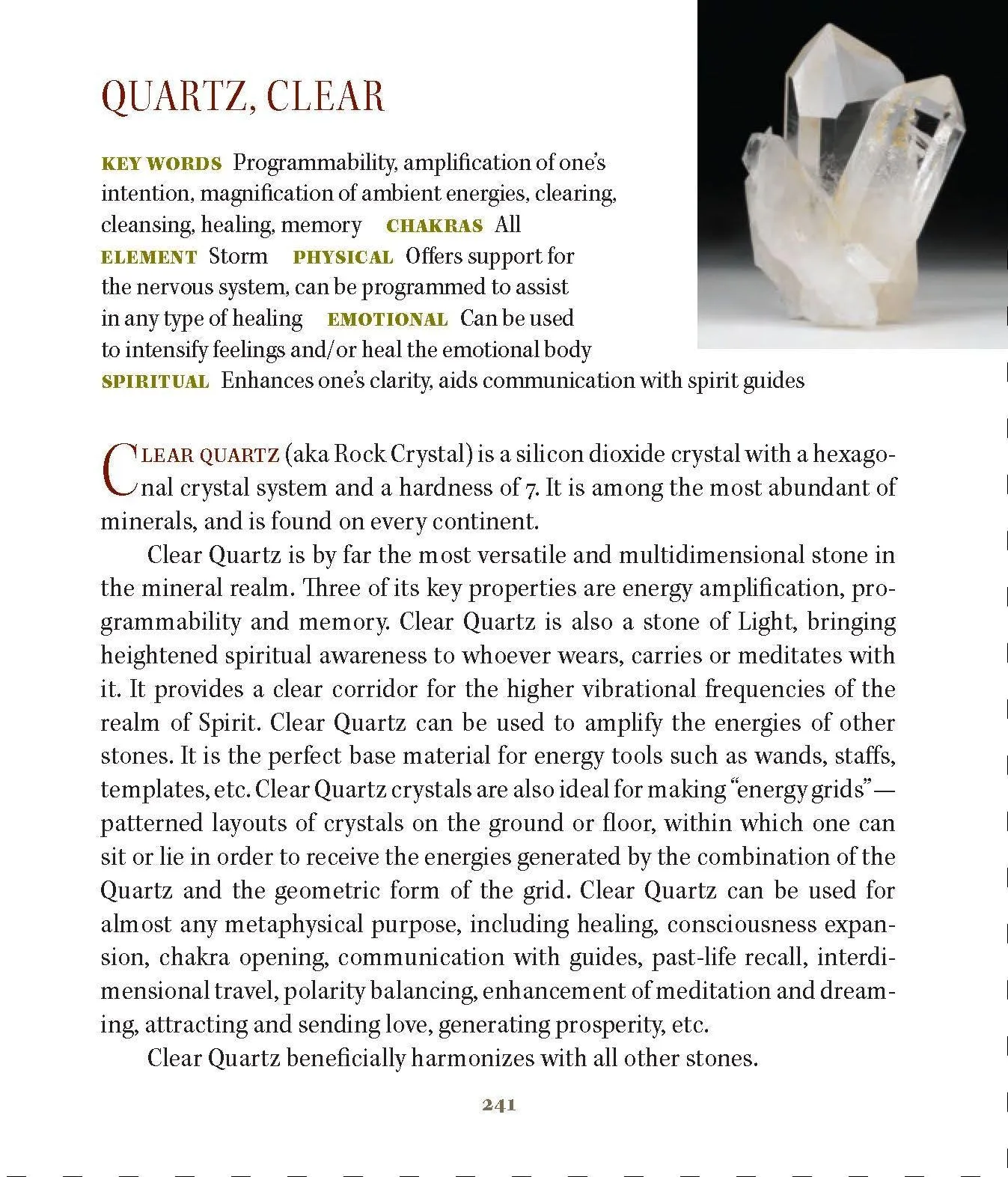 John of God Quartz Crystal & Temple Heart Dow A  