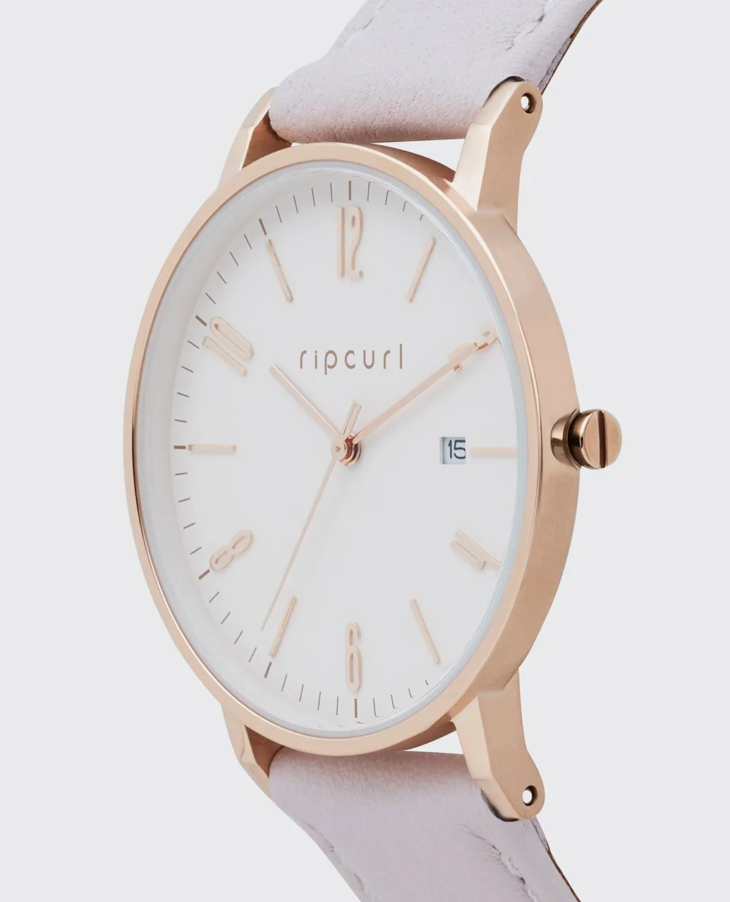 Latch Rose Gold Leather Watch