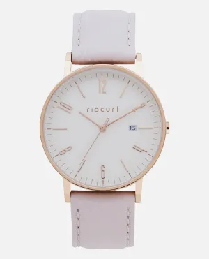 Latch Rose Gold Leather Watch