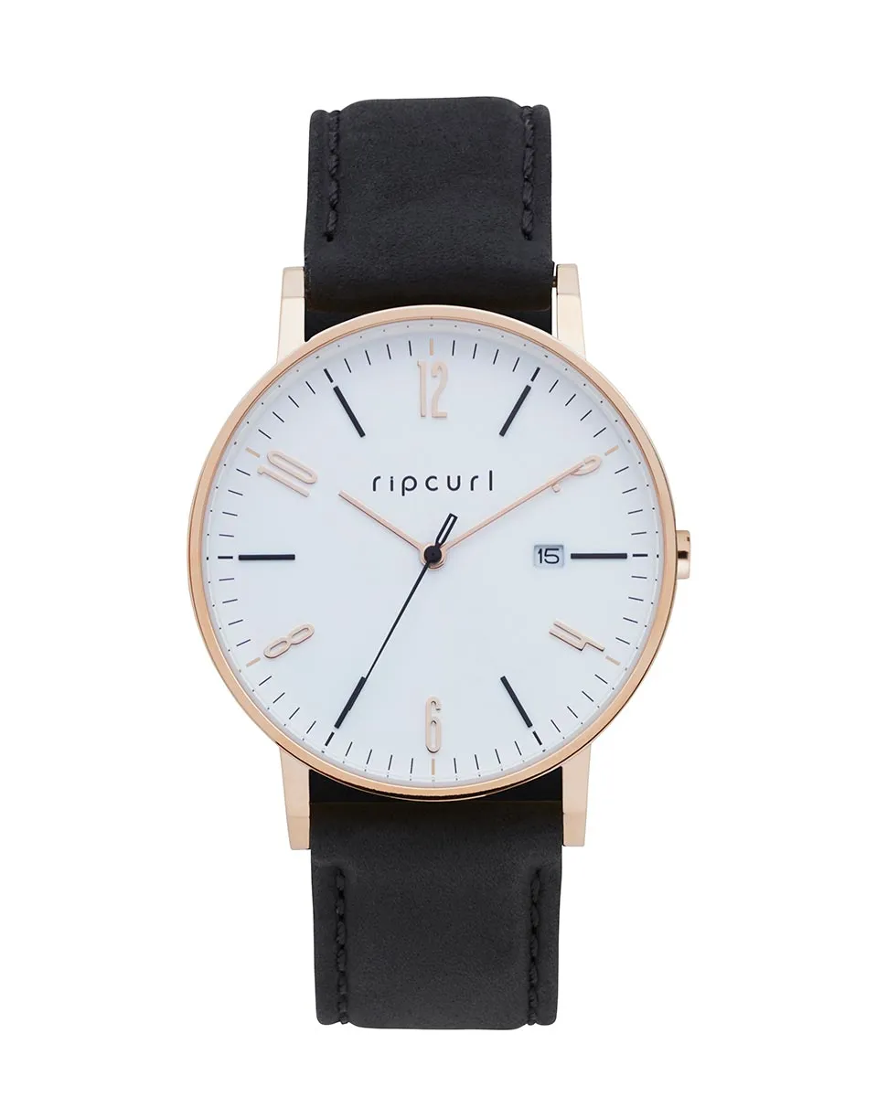 Latch Rose Gold Leather Watch