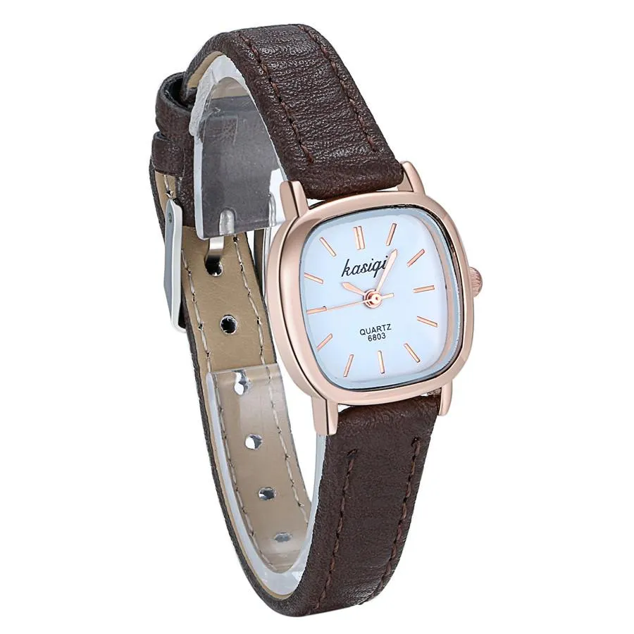 Leather Female Quartz Watch