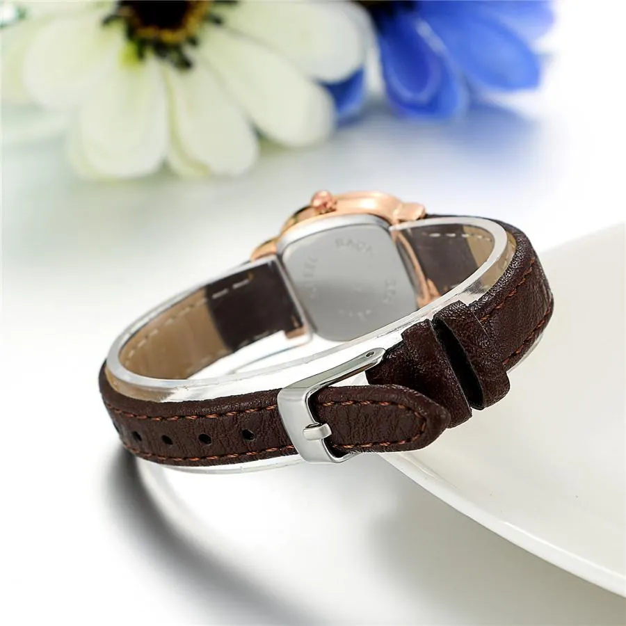 Leather Female Quartz Watch