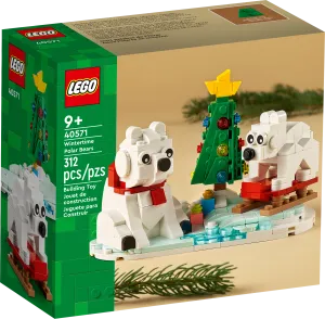 LEGO Exclusives - Holiday Series - Wintertime Polar Bears Building Toy (40571) LOW STOCK