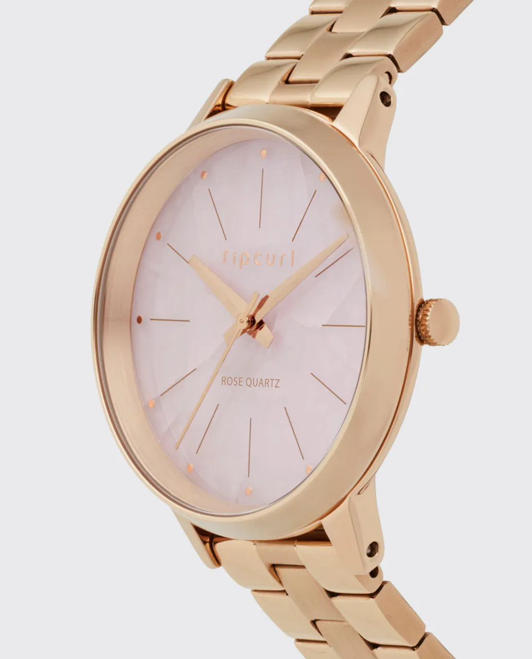 Lola Slim Rose Quartz Stainless Steel Watch - Pink