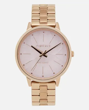 Lola Slim Rose Quartz Stainless Steel Watch - Pink