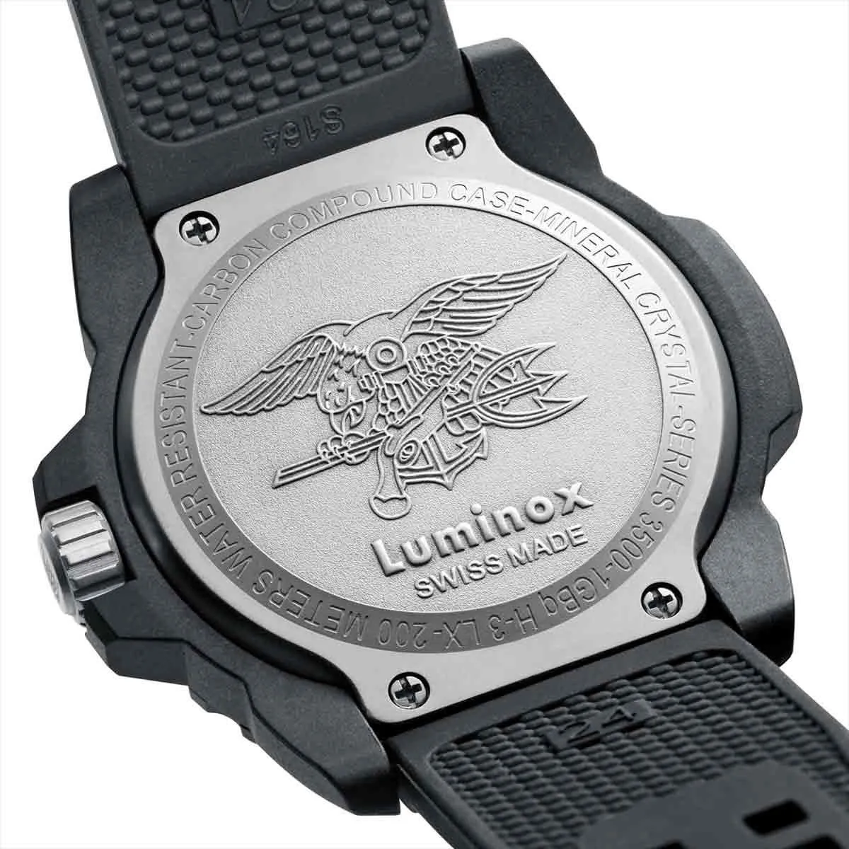 Luminox Navy Seal 3500 Men's Black Strap Dive Watch | 3501