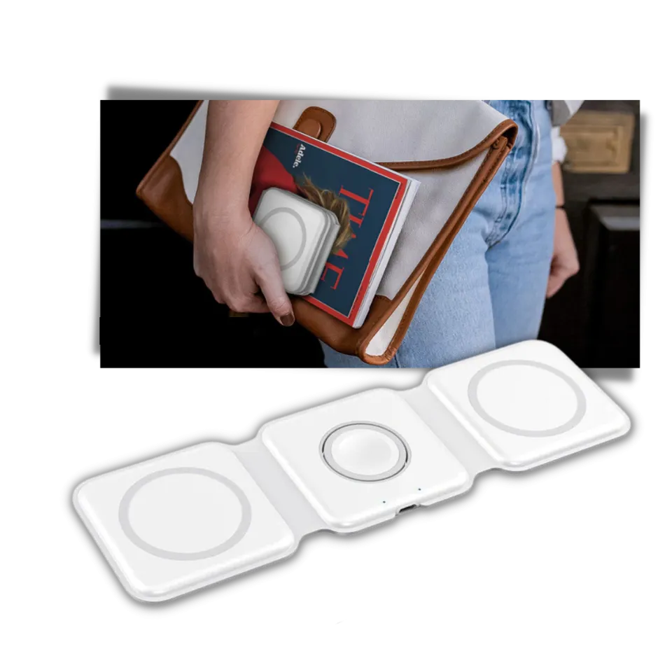 Magnetic Wireless Charger Mobile Phone Watch Headset Portable Fast Charging