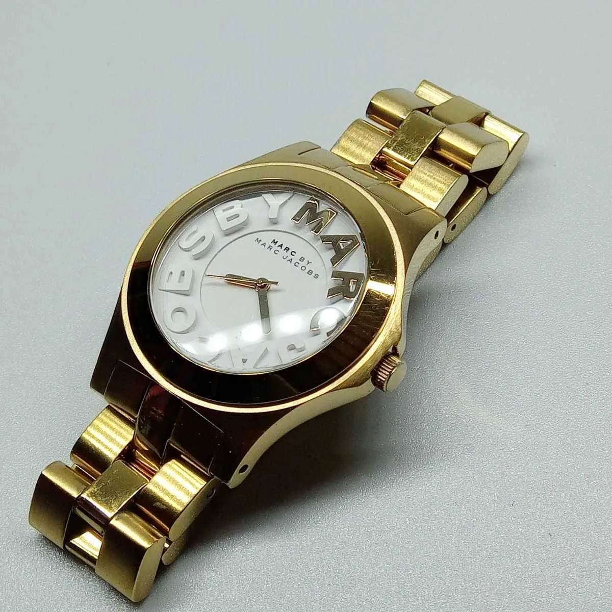 Marc By Marc Jacobs Women's 'Rivera' Gold-Tone Stainless Steel Watch MBM3134