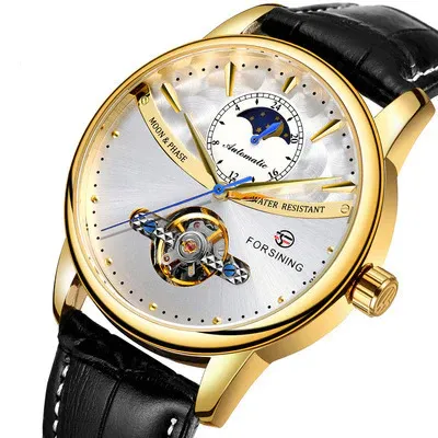 Men's Automatic Tourbillon Mechanical Watch, Waterproof