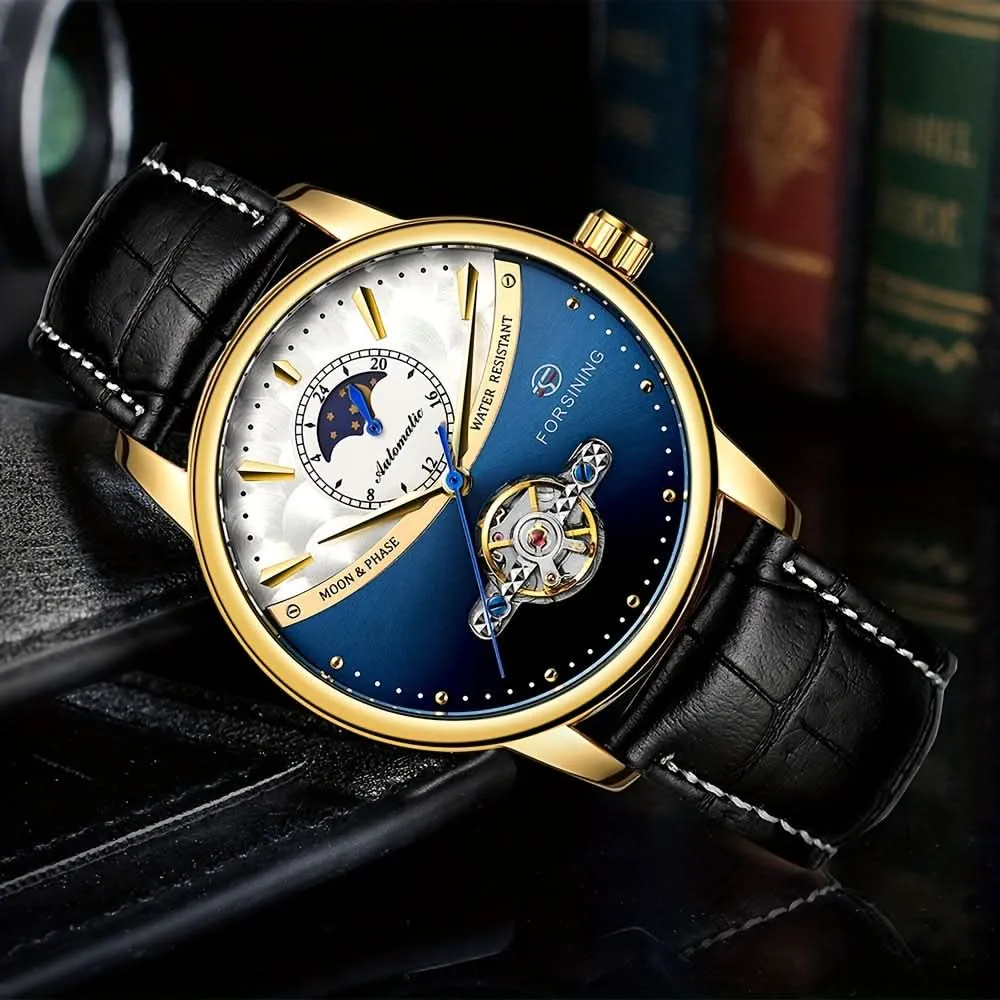 Men's Automatic Tourbillon Mechanical Watch, Waterproof
