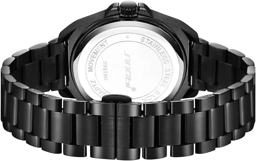 Mens Fashion Business Watch Analog Quartz Waterproof Luminous Casual Watches for Men with Calendar