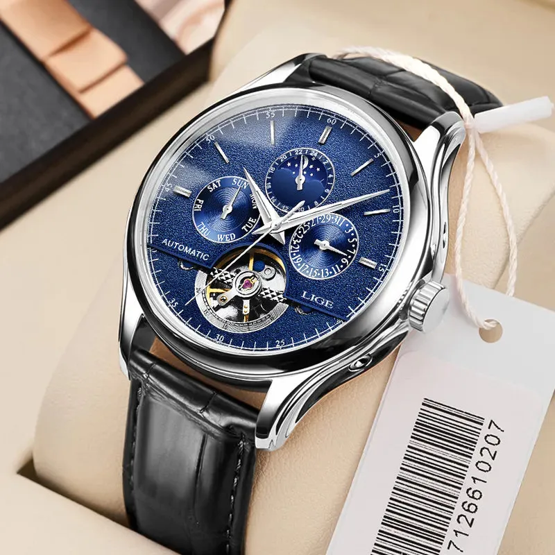 Mens Watches Automatic Mechanical Watch Tourbillon
