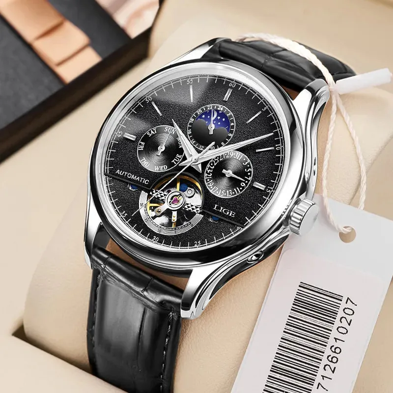 Mens Watches Automatic Mechanical Watch Tourbillon