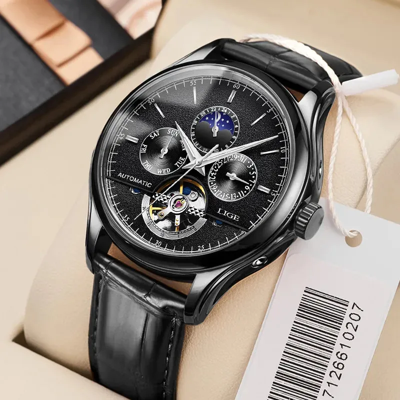 Mens Watches Automatic Mechanical Watch Tourbillon