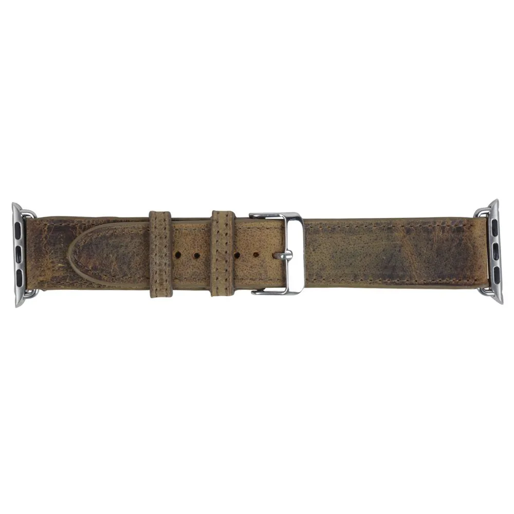 Myra Bag Distressed Leather Watchband, 38mm/40mm