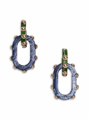 Nefertiti double earrings