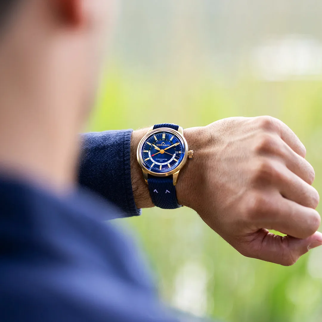 NOR Watch Freedom 6 GMT Bronze Midnight Blue Limited Edition