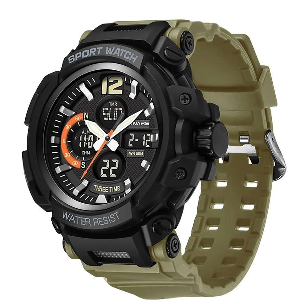 Panars 8205 Analog Digital Waterproof Sport Watch For Men