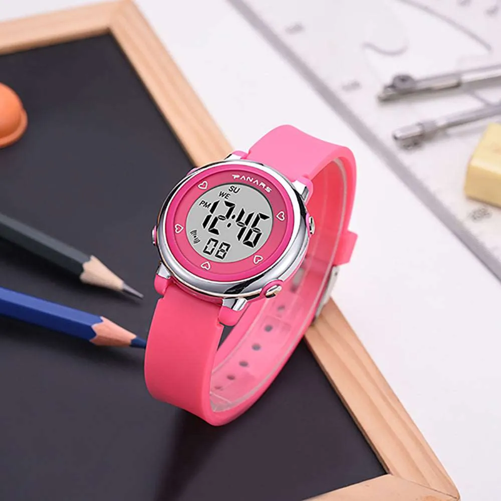 Panars 8211 Digital Small Size Multi Color Light Wrist Watch For Women & Girls
