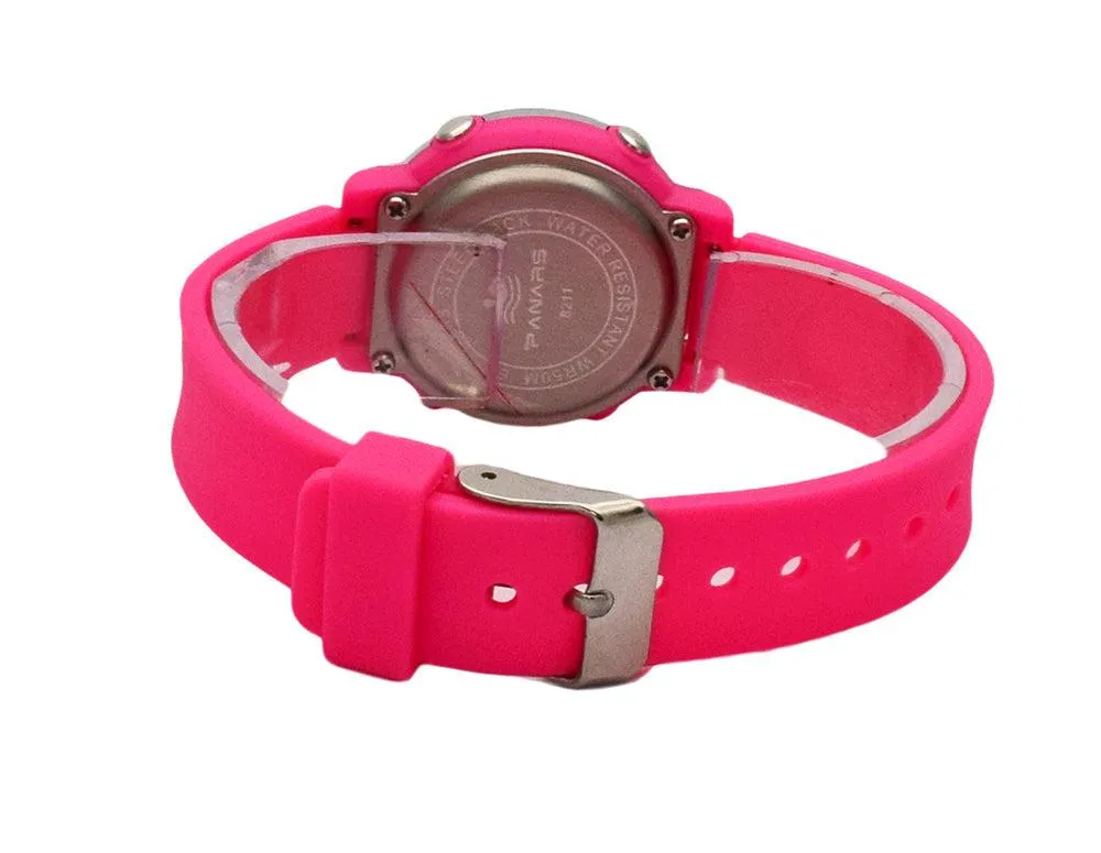 Panars 8211 Digital Small Size Multi Color Light Wrist Watch For Women & Girls