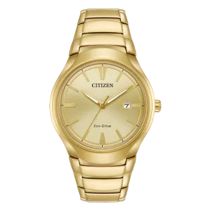Paradigm- Men's Gold-Tone Eco-Drive